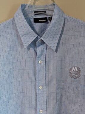 New York Islanders Logo Button Down Shirt